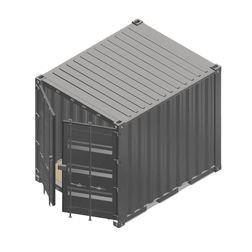 Planung 1 Containerumbau 10ft Standard