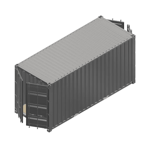 Planung 16 Containerumbau 20ft High Cube Doubledoor